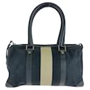 Gucci GG Canvas/Leather Sherry Line Handbag 000 0851