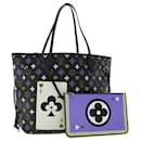 LOUIS VUITTON Monogram Game On Neverfull MM Bolsa de Ombro M57483 LV Auth 46152S - Louis Vuitton