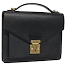 LOUIS VUITTON Epi Monceau 28 Hand Bag Black M52122 LV Auth 117407 - Louis Vuitton