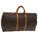LOUIS VUITTON Monogram Keepall 60 Boston Bag M41422 LV Auth 117911 - Louis Vuitton