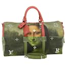 LOUIS VUITTON Masters Collection Keepall Bandouliere 50 Boston M43377 Auth 29559S - Louis Vuitton
