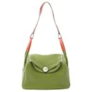 Hermes Taurillon Clemence Lindy 26 Shoulder Bag 2101218669725 Stamp X (2016) - Hermès