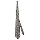Christian Dior Monsieur Printed Neck Tie in Multicolor Silk