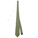  Gucci Printed Neck Tie in Multicolor Silk