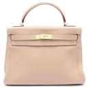Hermes Taurillon Clemence Kelly 2way bag 43N Stamp Q (2013) - Hermès