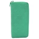 Louis Vuitton Green Taurillon Leather Long Wallet