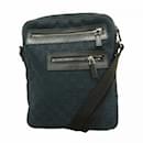 Gucci Black Shoulder Bag GG Canvas