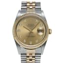 Rolex Datejust 10P Diamond 16233G Champagne/Diamond Men's Watch