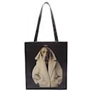 Max Mara Teddy Dog Leather Tote Bag