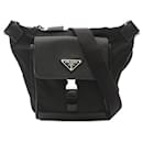 Prada Re-Nylon Leather Shoulder Bag