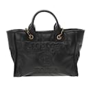 Chanel Deauville Tote Bag in Black