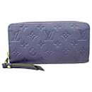 Louis Vuitton Long Wallet Monogram Empreinte Zippy M62121