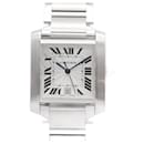 Cartier Tank Francaise 2302 Silver Dial Men's Watch
