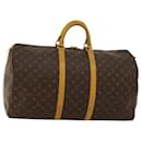 LOUIS VUITTON Monogram Keepall 55 Boston Bag M41424 LV Auth ep8606 - Louis Vuitton