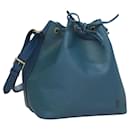 LOUIS VUITTON Epi Petit Noe Shoulder Bag Blue M44105 LV Auth 117506 - Louis Vuitton