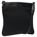 PRADA Shoulder Bag Nylon Black Silver Auth bs24328 - Prada