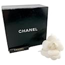 Chanel Camellia White Brooch