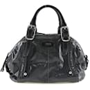 Tod's G Line Nylon x Leather Khaki Women's Handbag
