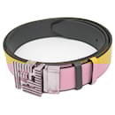 Fendi FF Logo Leather Standard Belt