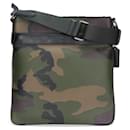 Coach Camouflage Leather Shoulder Bag