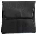 Hermes Black Embossed Leather Coin Purse - Hermès