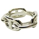 Hermes Silver Scarf Ring Chaine d'Ancre - Hermès