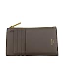 Celine Gray Leather Coin Purse - Céline