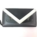Fendi Bugs Eye Round Zip Wallet