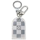 Louis Vuitton Damier Porte Cle Address Charm Keyring