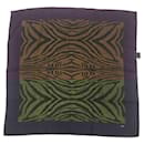 Fendi Silk Scarf in Bordeaux