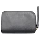 Louis Vuitton Taiga Aldwaz Baikal Black Leather Pouch