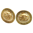 Boucles d'oreilles clips en plaqué or Chanel