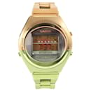 Casio 90s Astronox Casiotron Moon Gold Wristwatch - Autre Marque