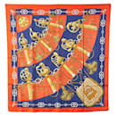 Écharpe Hermès Carré 90 Cliquetis Kachikachi Motif Épée