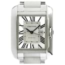 Cartier Tank Anglaise LM Steel Automatic Men's Watch