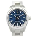 Rolex Oyster Perpetual 28 Blue Dial Wristwatch