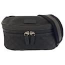 Gucci Black GG Canvas Sling Bag