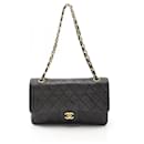 Chanel Lambskin Matelasse W Flap Shoulder Bag A01112