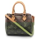 Louis Vuitton Monogram Nano Speedy Shoulder Bag M61252