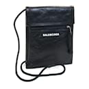 Balenciaga Black Leather Shoulder Bag