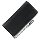 Bvlgari Bi-fold Long Wallet in Black Leather - Bulgari