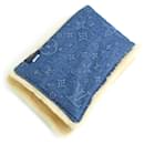 Louis Vuitton Beige and Blue Stole