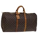 LOUIS VUITTON Monogram Keepall 60 Boston Bag M41422 LV Auth 117757 - Louis Vuitton