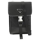Prada TESSUTO+SAFFIAN Shoulder Bag Nylon×Saffiano Leather 2ZH1092DMHF0002