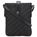 Dior Trotter Canvas Leather Shoulder Bag - Christian Dior