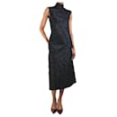 Black Jaxie trimmed satin midi dress - size XXS - Autre Marque