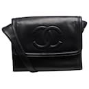 Black vintage 1991 messenger bag - Chanel