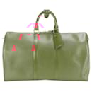 Louis Vuitton Epi Keepall 45 Boston Bag