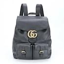 Gucci GG Marmont Leather Rucksack Shoulder Bag