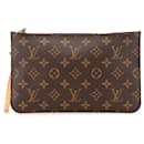 Louis Vuitton Brown Monogram Neverfull Pouch